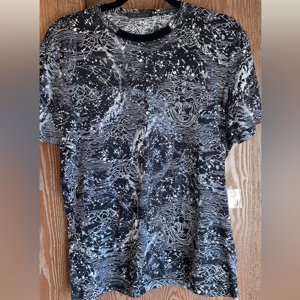 🌌Very Rare Versace Constellation Medusa Head Star print tshirt🌌